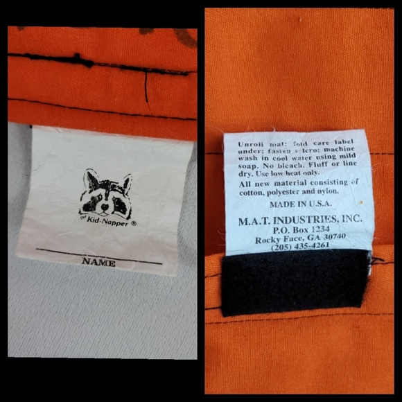 Vtg 1995 Nascar Nap Mat By The Kid-Napper USA - Picture 10 of 16